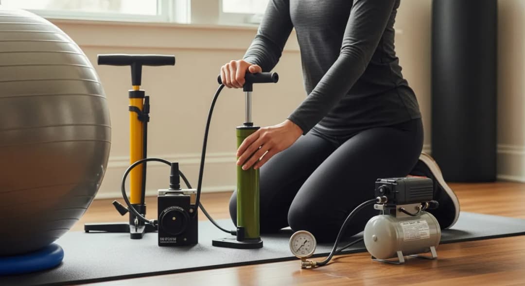 Jak napompować piłkę do ćwiczeń - uniknij najczęstszych błędów